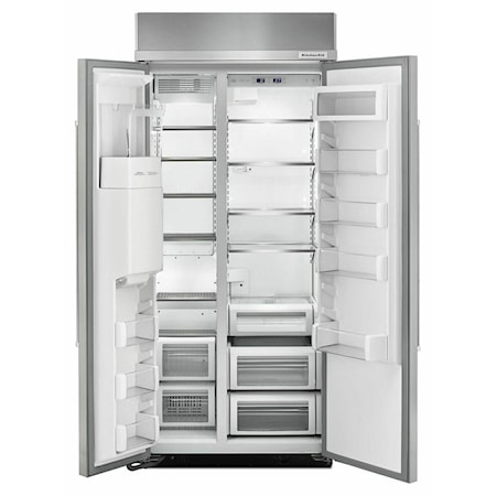 Side By Side Built In Refrigerator