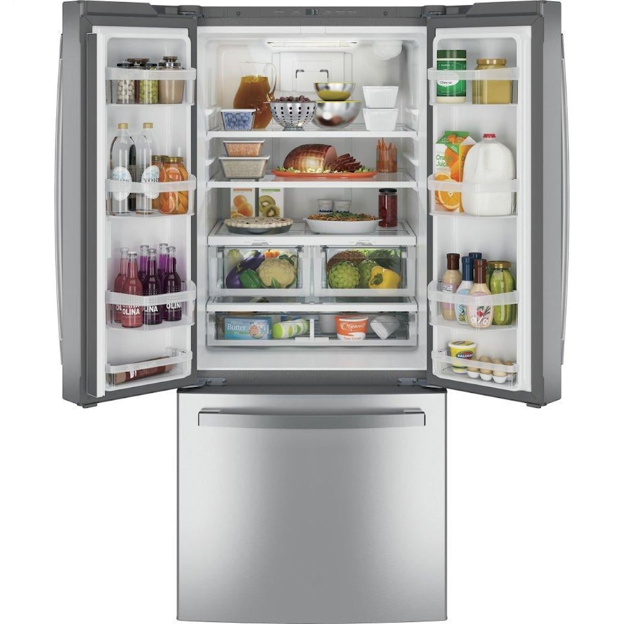 GE Appliances Refrigerators French Door Freestanding Refrigerator