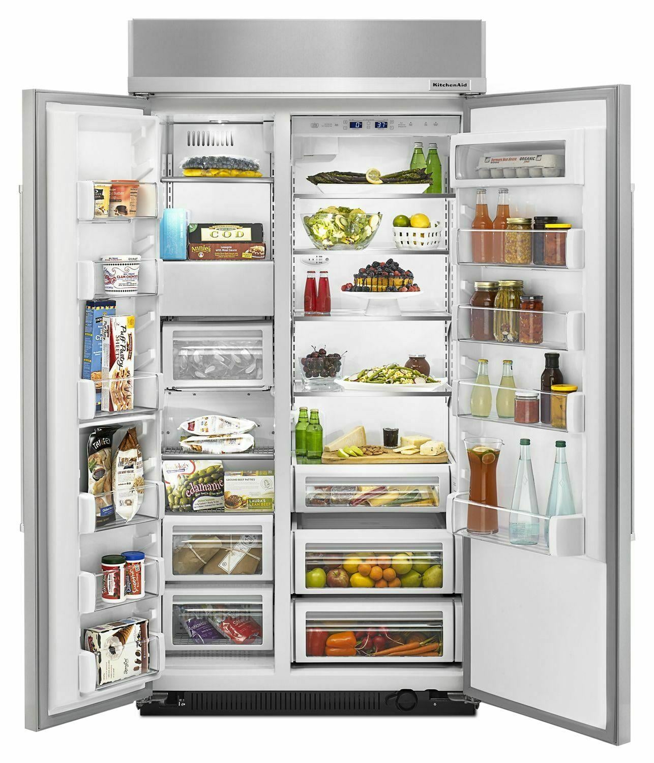 Side By Side Built In Refrigerator