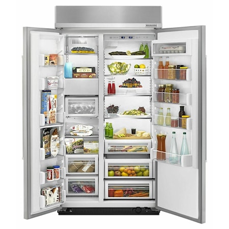 Side By Side Built In Refrigerator