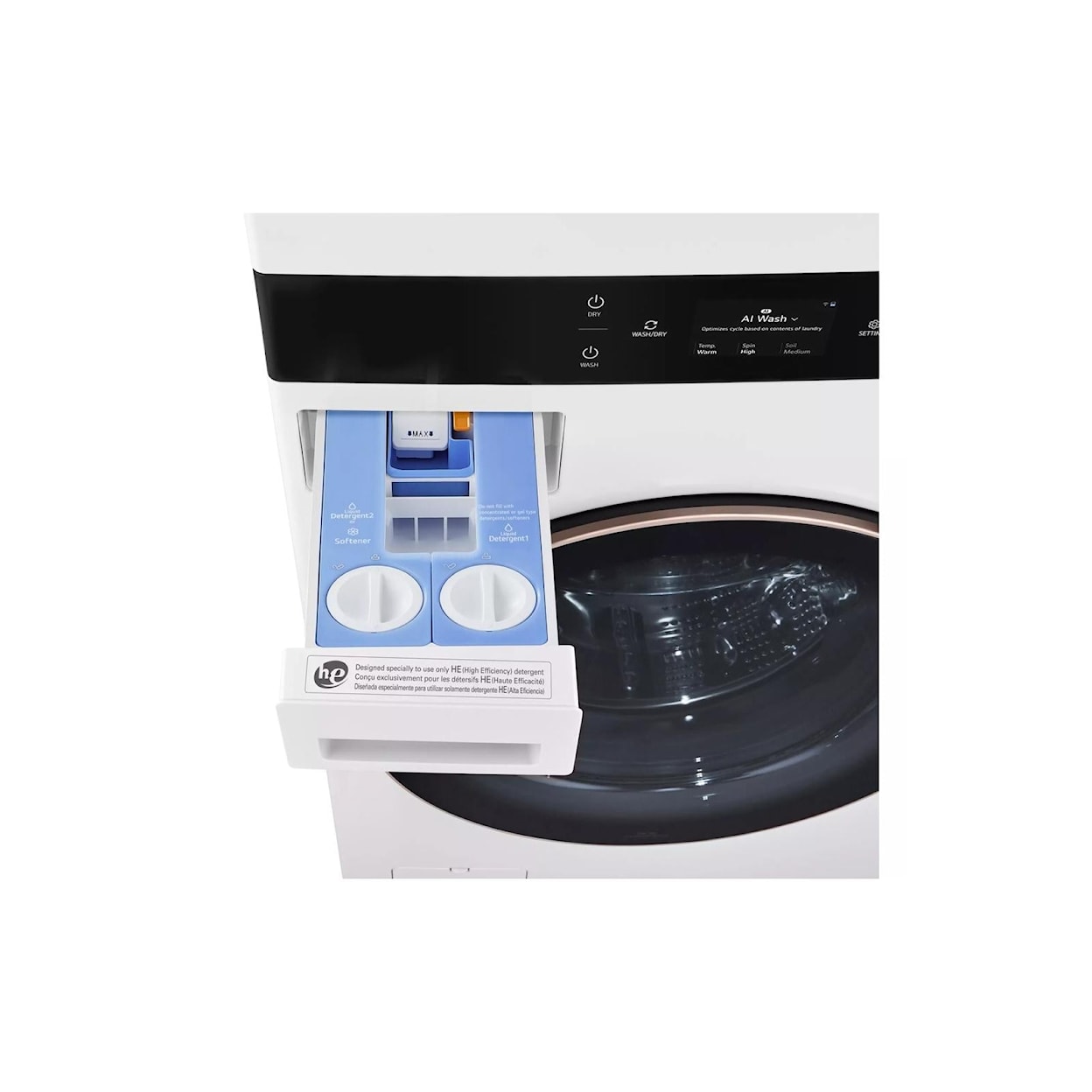 LG Appliances Laundry Combination Washer Electric Dryer