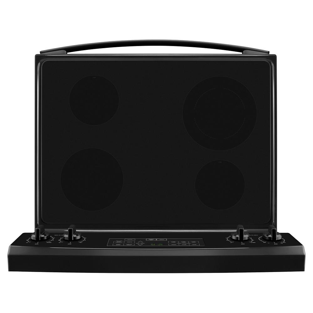 Amana AER6303MFB 30inch Electric Range with ExtraLarge Oven Window