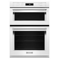 27" Combination Wall Oven with Even-Heat(TM) True Convection (lower oven) - White