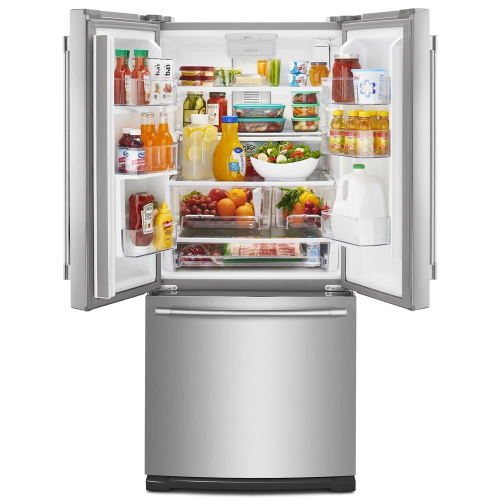 Maytag MFW2055FRZ 30Inch Wide French Door Refrigerator with Exterior