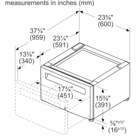 Bosch Laundry Pedestal