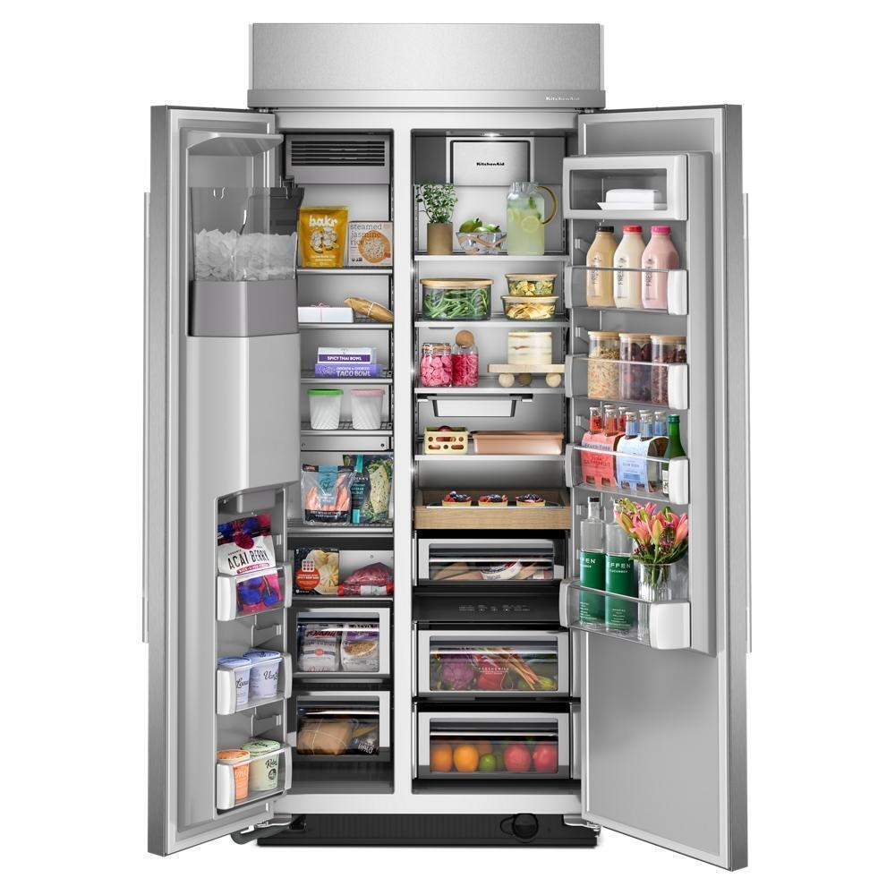 KitchenAid Refrigerators Side By Side Built In Refrigerator
