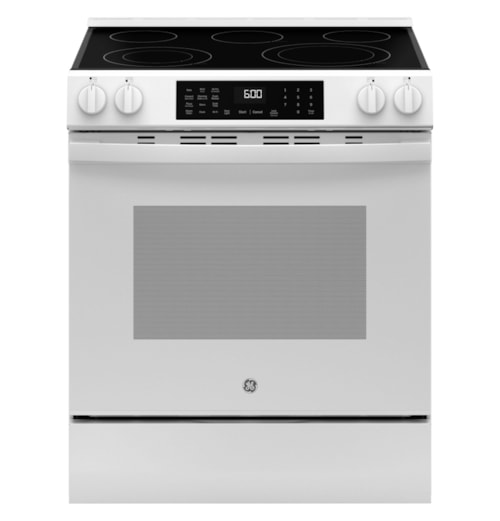 Ge® Energy Star® 30" Slide-In Electric Convection Range With No Preheat Air Fry And Easywash™ Oven Tray