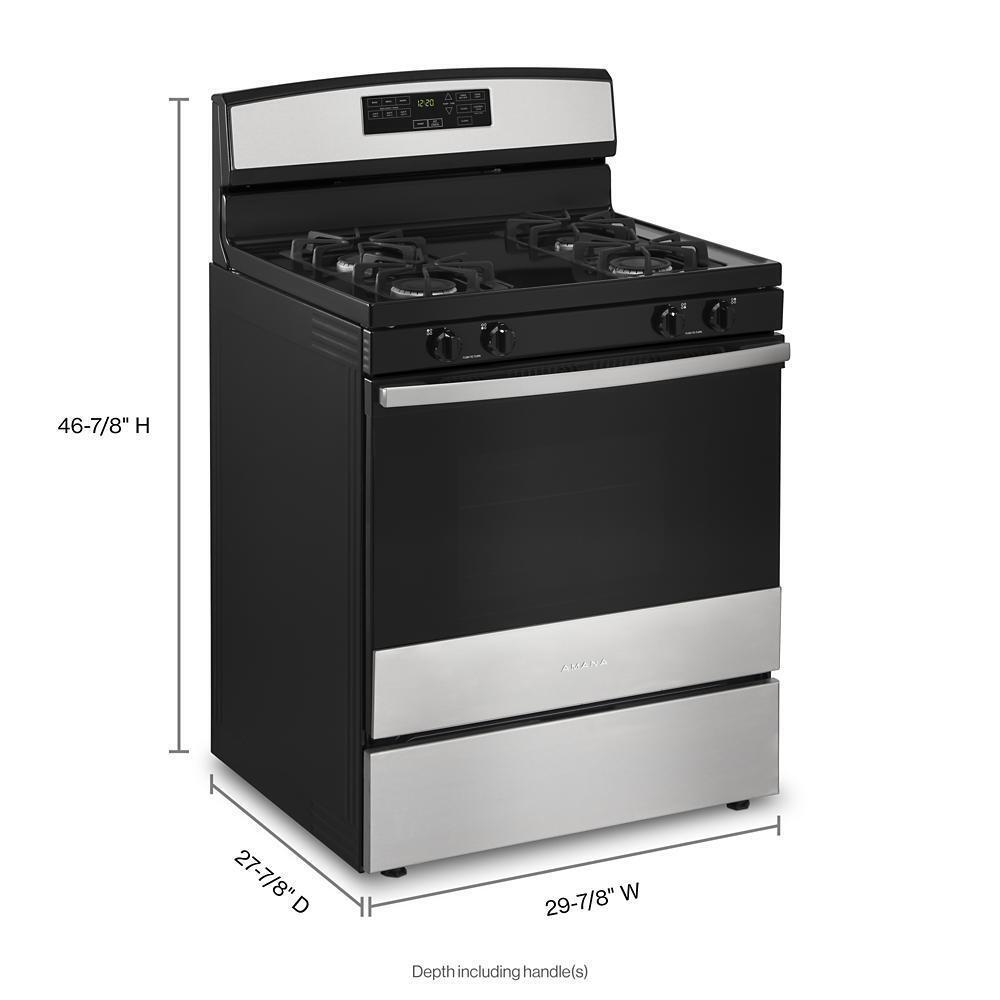 Amana 30" Free Standing Gas Range