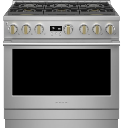 Monogram 36" All Gas Professional Range With 6 Burners