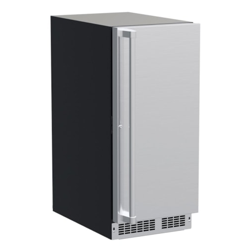 15-In Professional Built-In Single Zone Wine Refrigerator With Reversible Hinge With Door Style - Stainless Steel, Lock - Yes