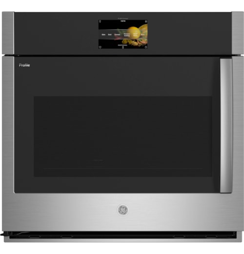 Profile 30" Built-In Convection Single Wall Oven with Left-Hand Swing Doors - Stainless Steel PTS700LSNSS
