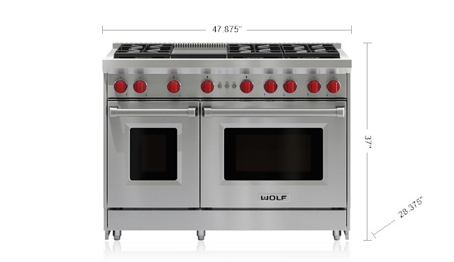 Wolf Gas Ranges 36" And Larger Free Standing Gas Range