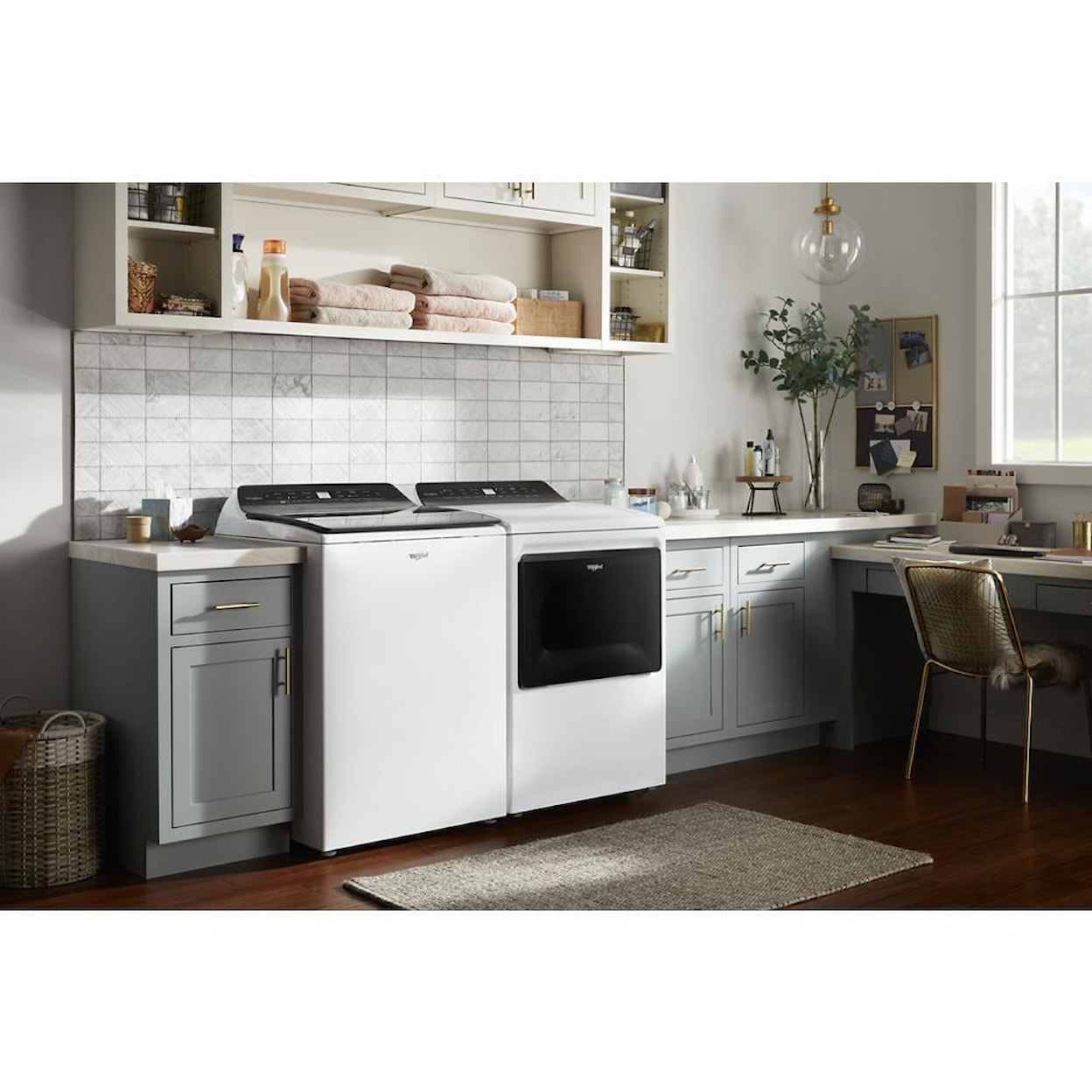 Whirlpool Laundry Top Load Matching Gas Dryer