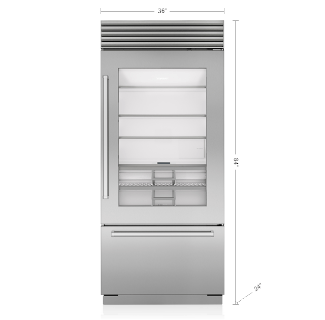 Bottom Freezer Built In Refrigerator
