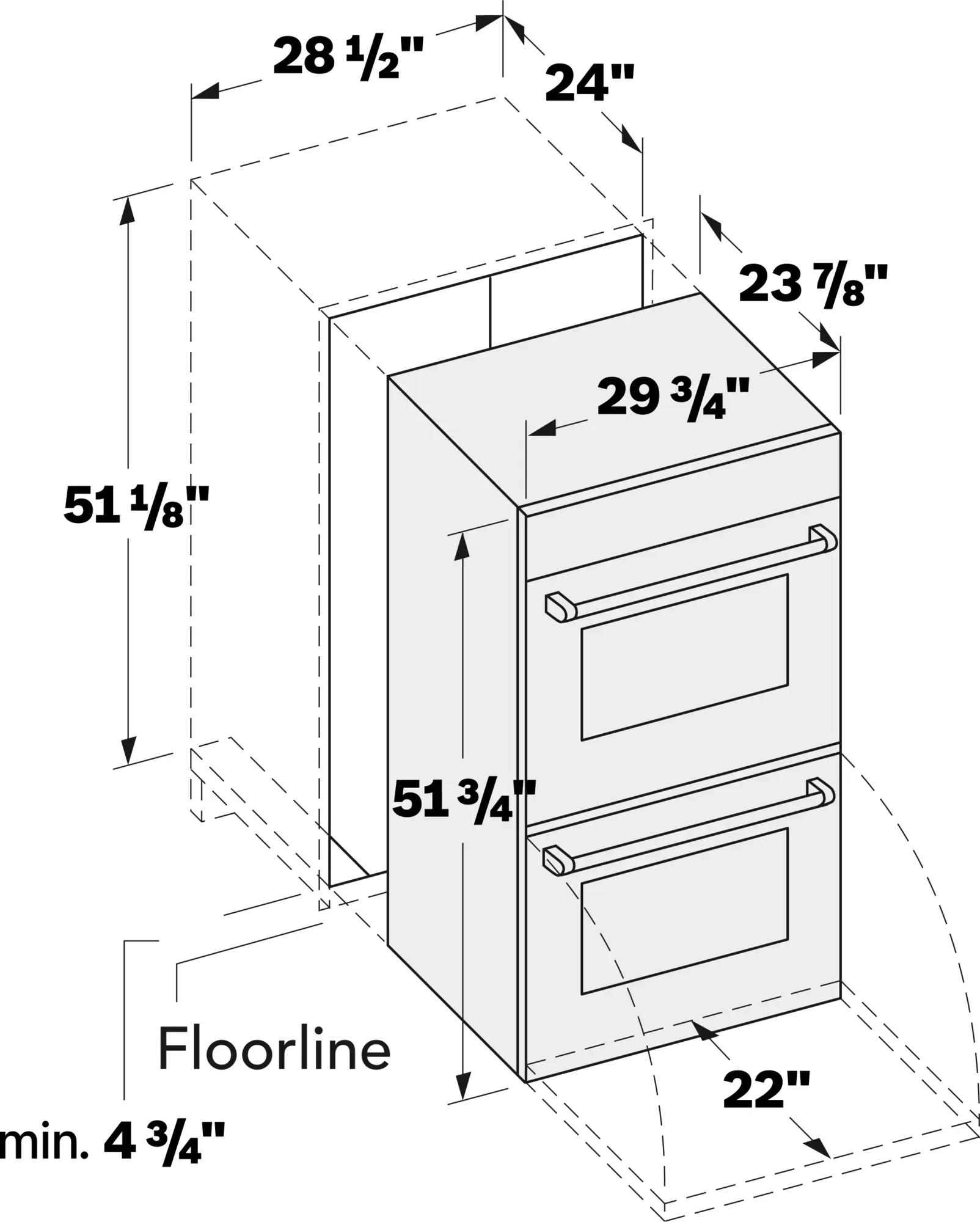 Double Wall Electric Oven