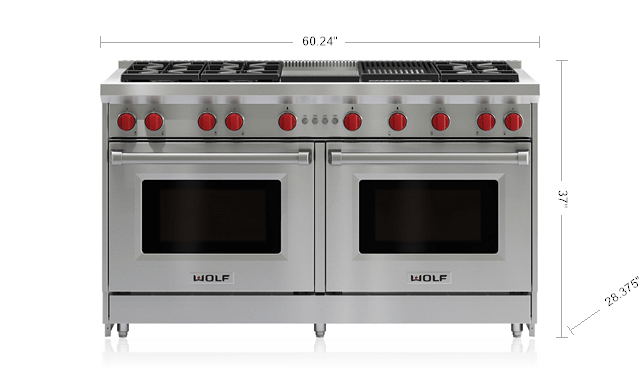 Wolf Gas Ranges 36" And Larger Free Standing Gas Range