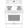 GE Appliances Electric Ranges 30" Freestanding Coil Electric Range