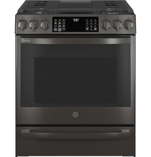 Ge Profile™ 30" Smart Slide-In Front-Control Gas Range With No Preheat Air Fry