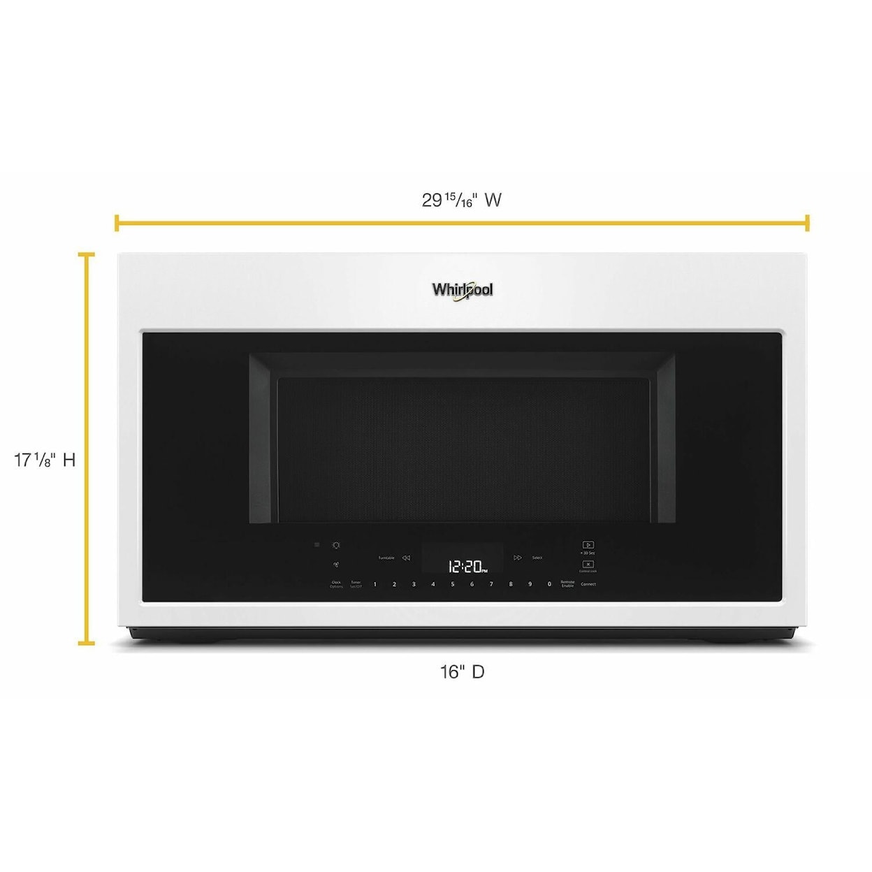 Whirlpool Microwave Over The Range Microwave