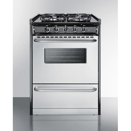 24" Free Standing Gas Range