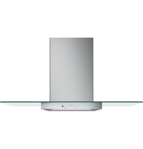 Caf(Eback)™ 36" Wall-Mount Glass Canopy Chimney Hood