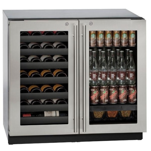 3036Bvwc 36" Beverage Center With Stainless Frame Finish And Lock (115 V/60 Hz)