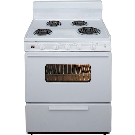 30" Freestanding Coil Electric Range