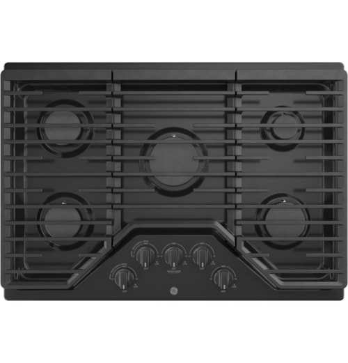 GE 30" Built-In Deep-Recessed Edge-to-Edge Gas Cooktop Black