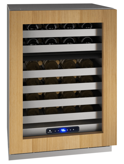 Hwd524 24" Dual-Zone Wine Refrigerator With Integrated Frame Finish And Field Reversible Door Swing (115 V/60 Hz)