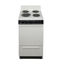 20 In. Freestanding Electric Range In Biscuit