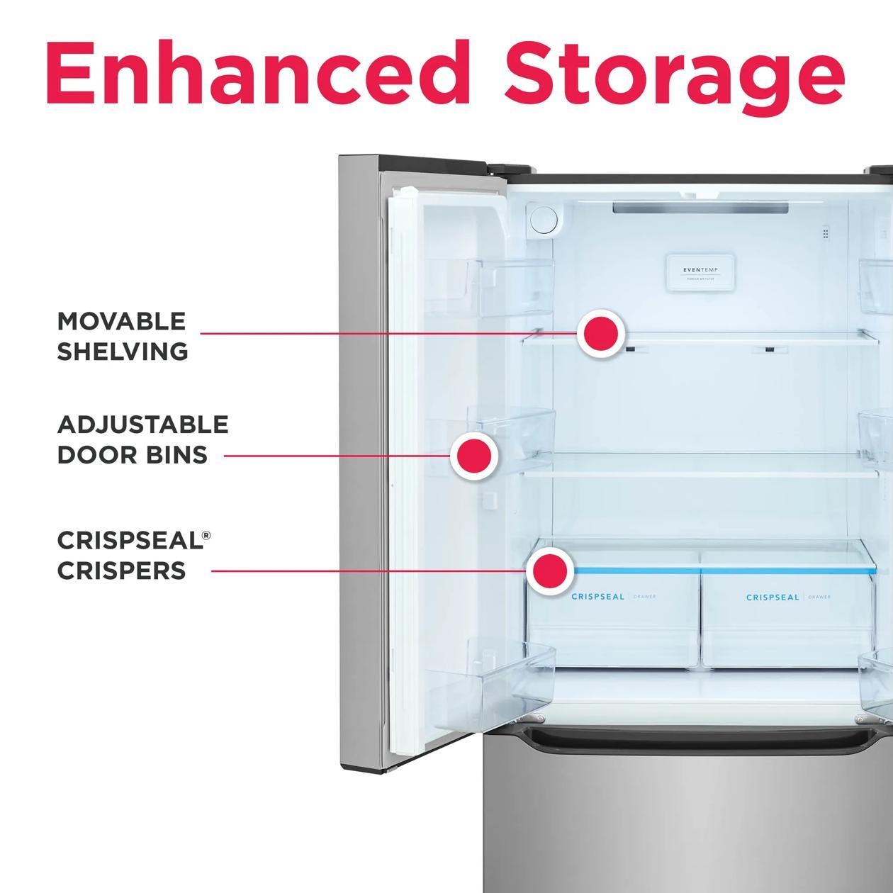 Frigidaire Refrigerators French Door Freestanding Refrigerator