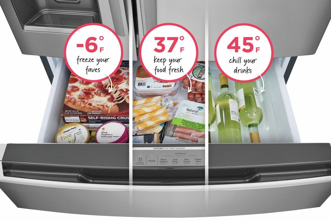 Frigidaire Refrigerators French Door Freestanding Refrigerator