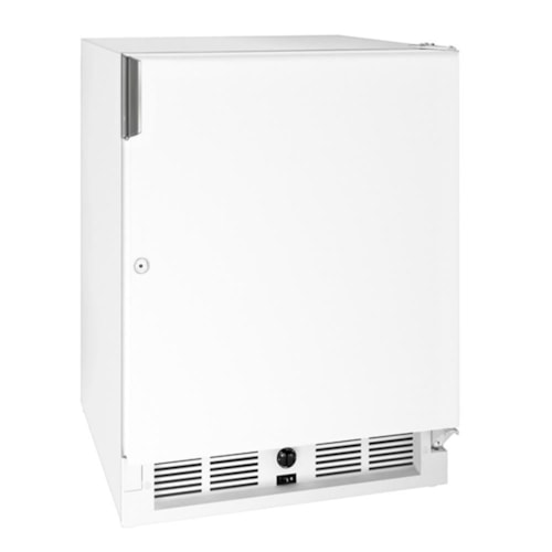 29R 21" Refrigerator With White Solid Finish And Right-Hand Hinge Door Swing And Lock (115 V/60 Hz)