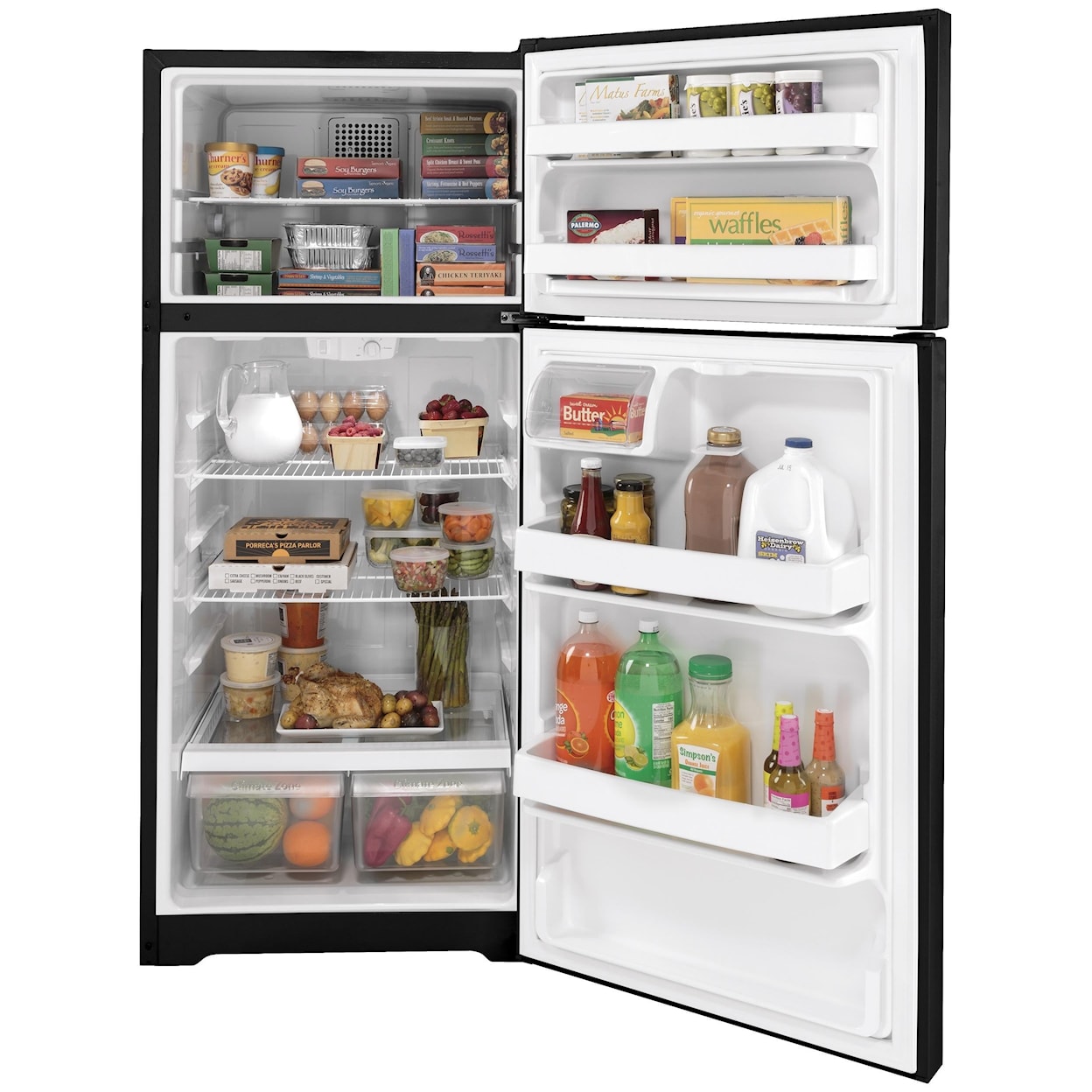 GE Appliances Refrigerators Top Freezer Freestanding Refrigerator