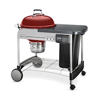 Performer Deluxe Charcoal Grill - 22" Crimson