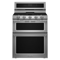 KFGD500ESS by KitchenAid - 30-Inch 5 Burner Gas Double Oven