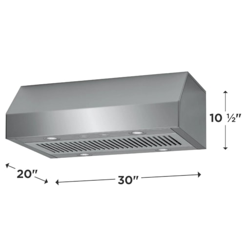 30" Under Cabinet Range Hood
