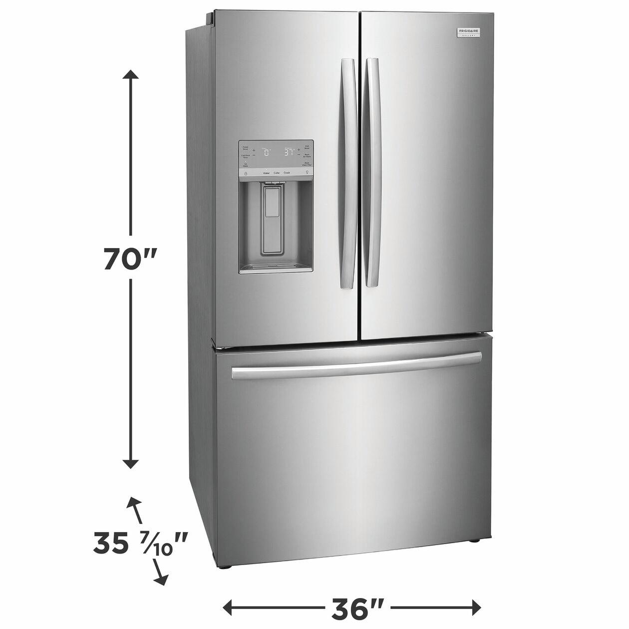 Frigidaire Side-By-Side Refrigerators French Door Freestanding Refrigerator
