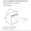 GE Appliances Dishwashers Dining Tables