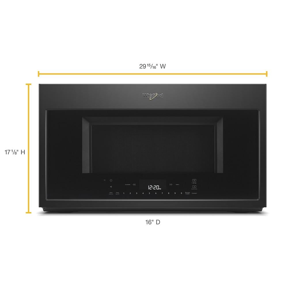 Whirlpool WMH78019HB 1.9 cu. ft. Smart OvertheRange Microwave with