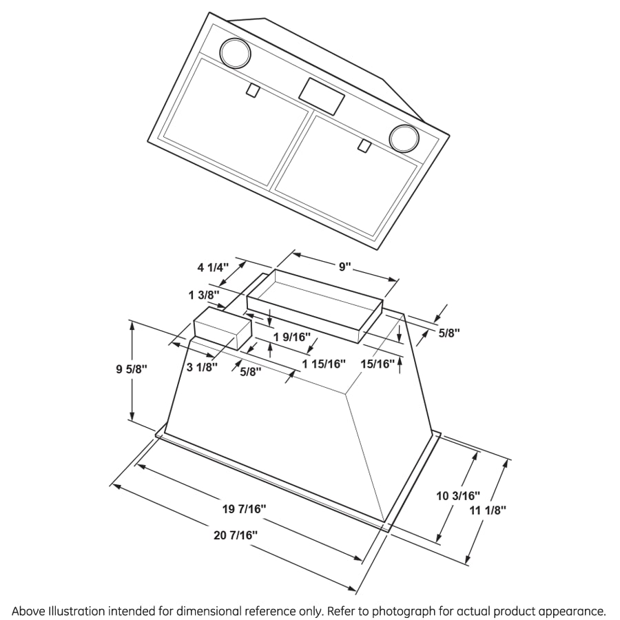 GE Appliances Hoods Custom Hood Insert