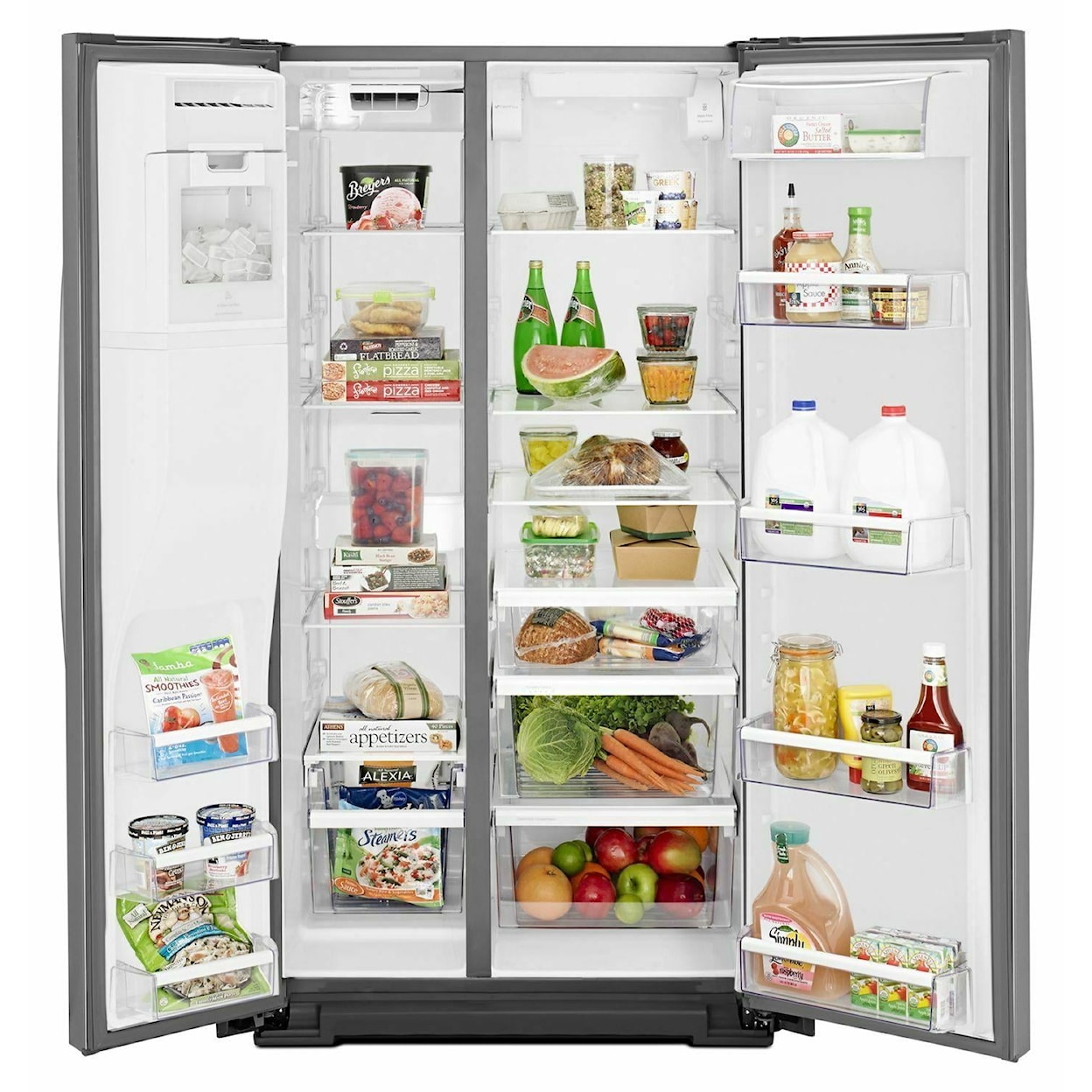 Whirlpool Refrigerators Side By Side Freestanding Refrigerator