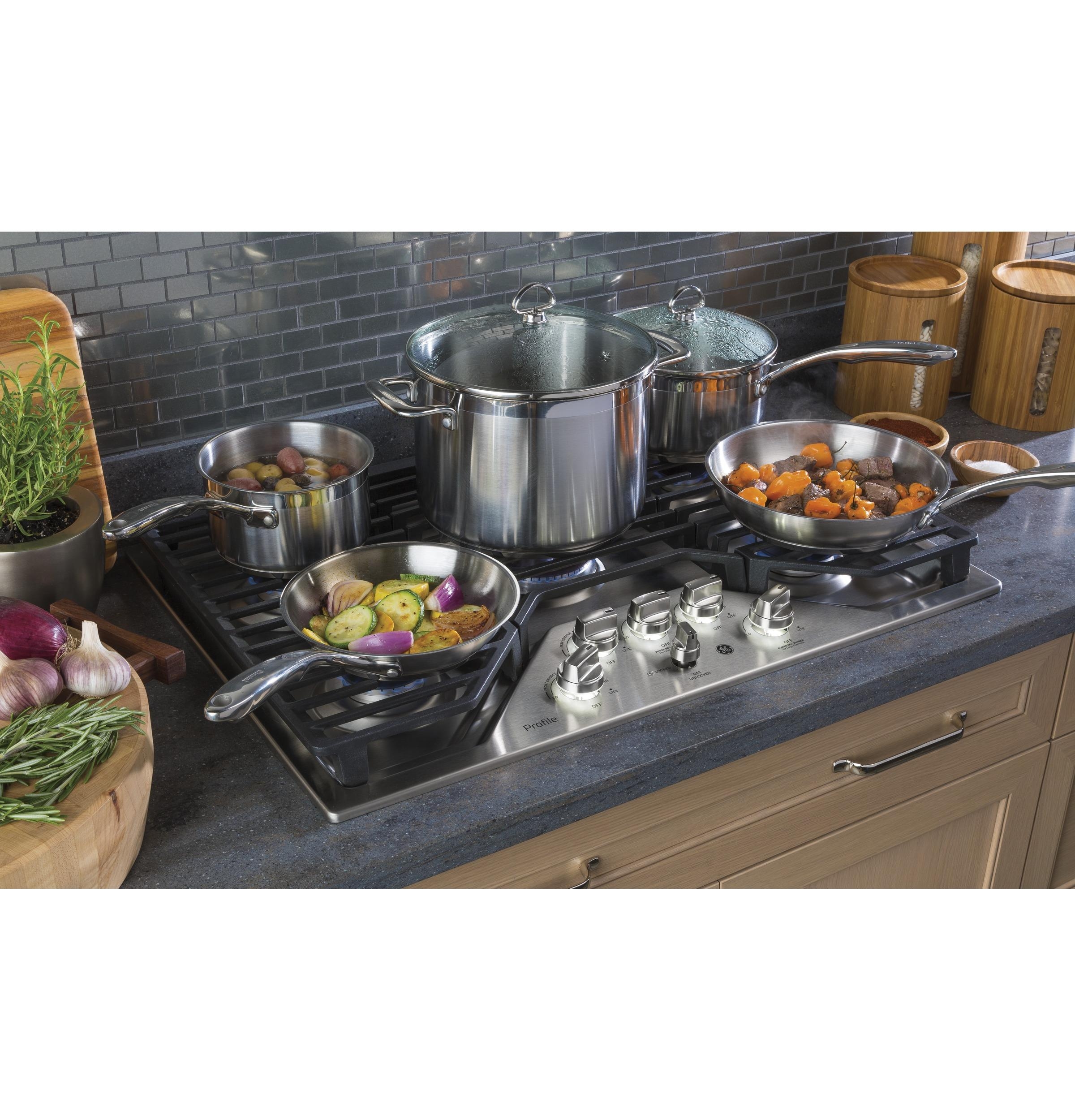 GE Appliances Cooktop Edge-to-Edge Gas Cooktop