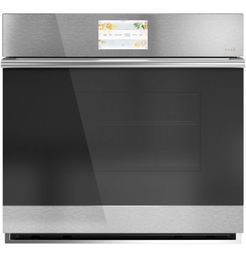 Caf(Eback)™ 30" Smart Single Wall Oven With Convection In Platinum Glass