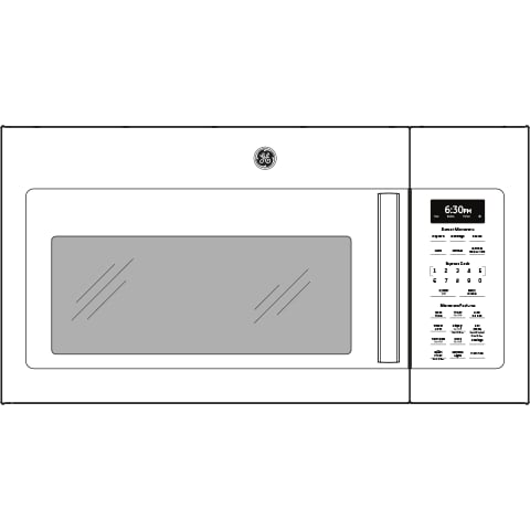 GE Appliances Microwave Over The Range Microwave