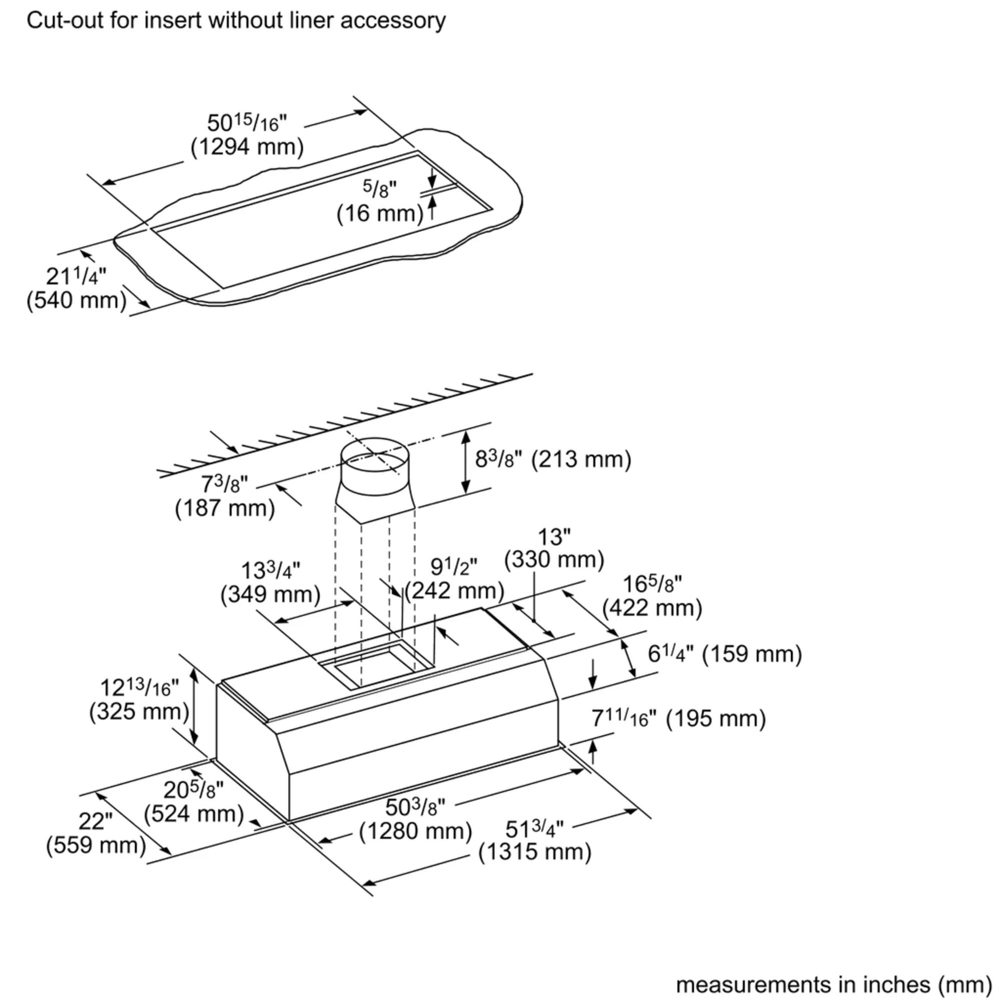 Thermador Hoods Hood Inserts