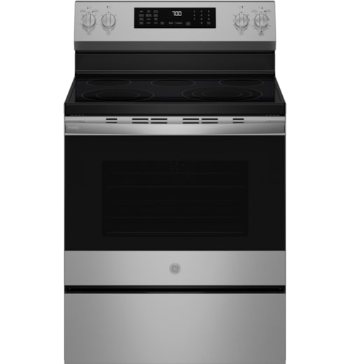 Ge Profile™ Energy Star® 30" Smart Free-Standing Electric Convection Range With No Preheat Air Fry And Easywash™ Oven Tray