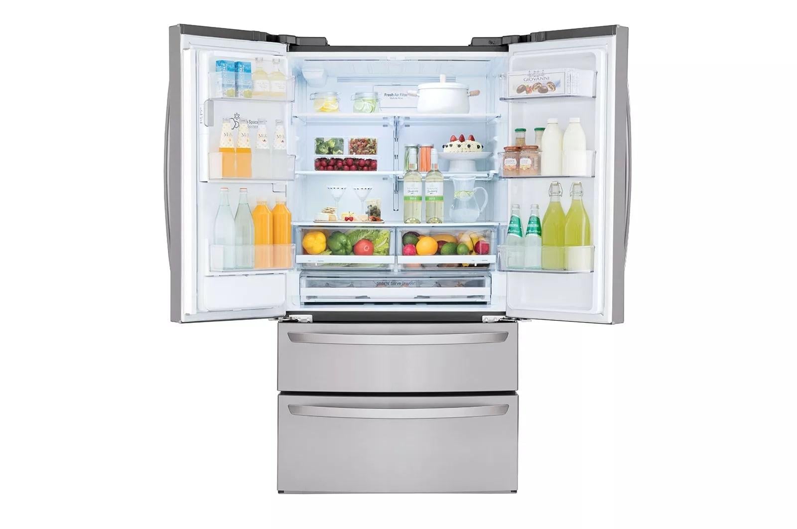 LG Refrigerators French Door Freestanding Refrigerator