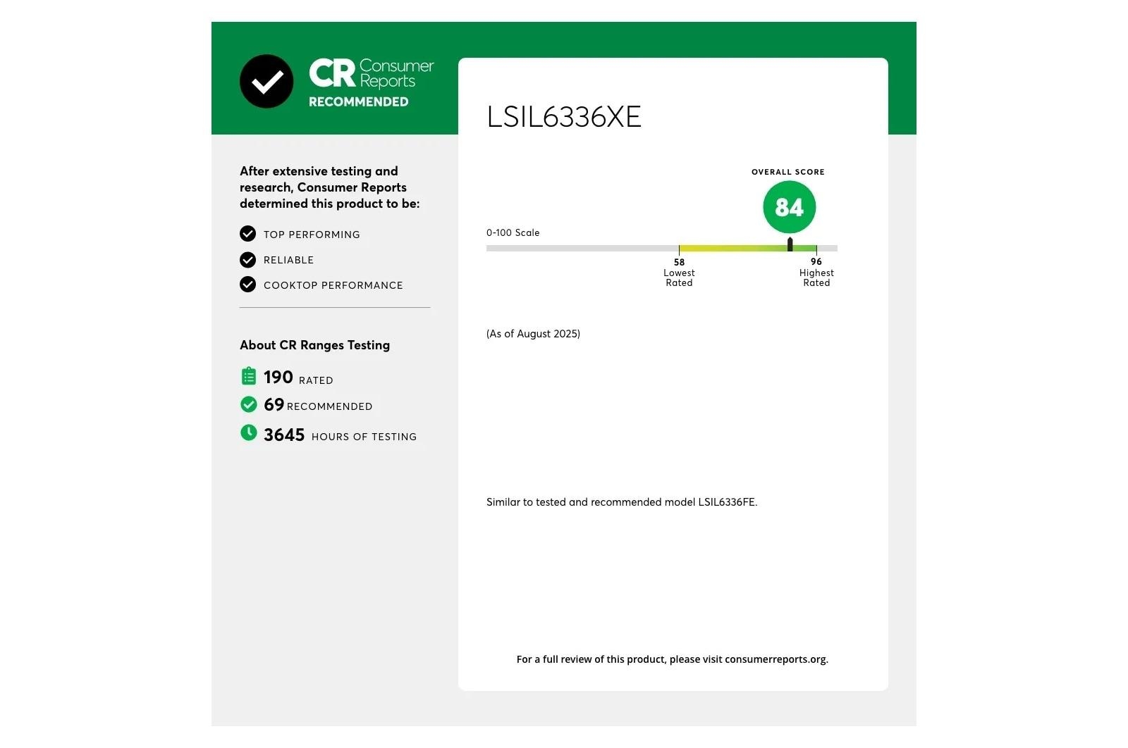 LG Electric Ranges Slide In Electric Range