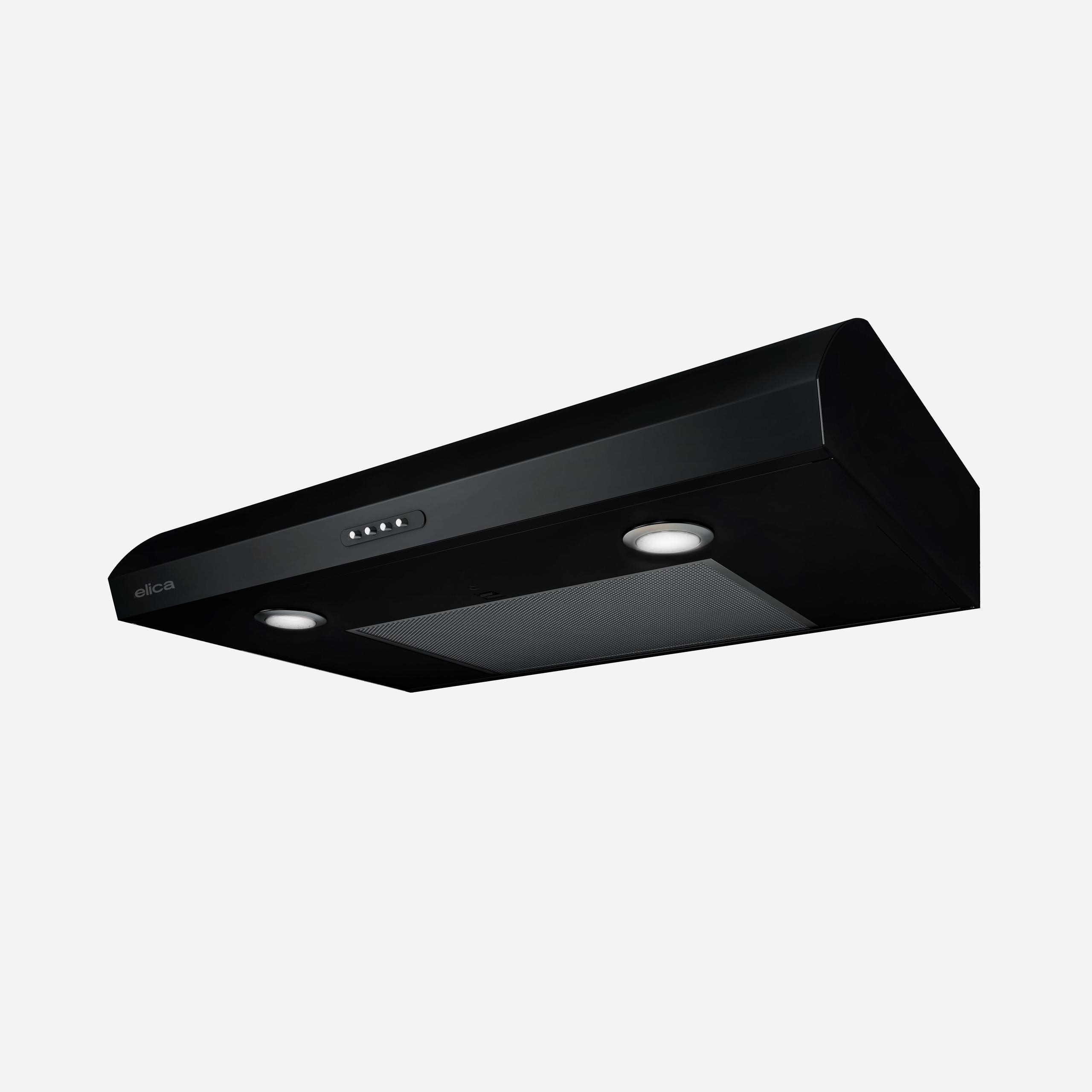 Nemi Black Undercabinet Range Hood 30" Wide - 280Cfm